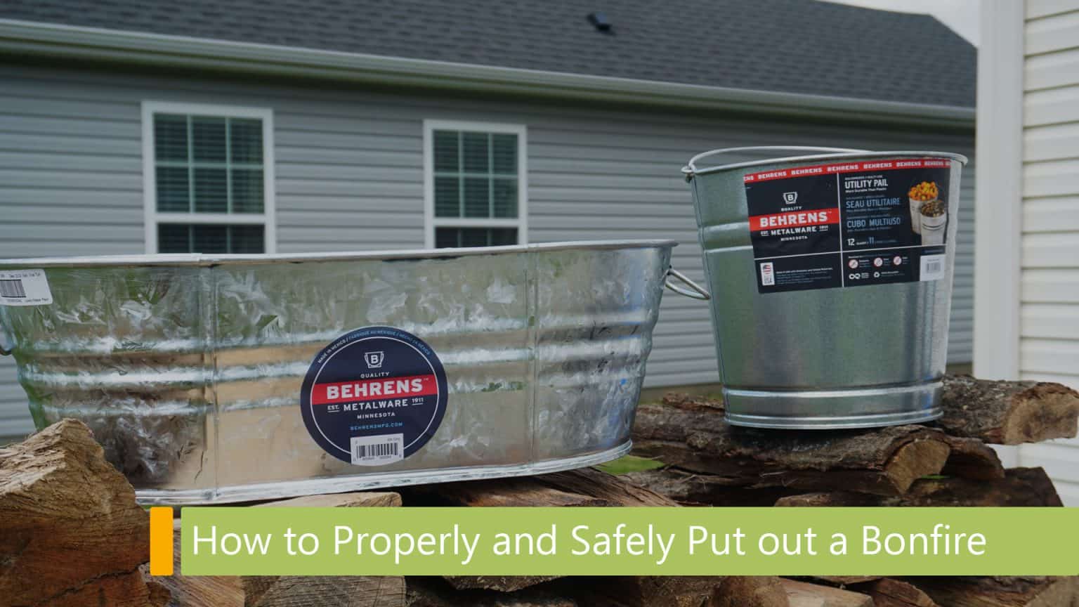 How to Properly & Safely Put Out a Fire Pit