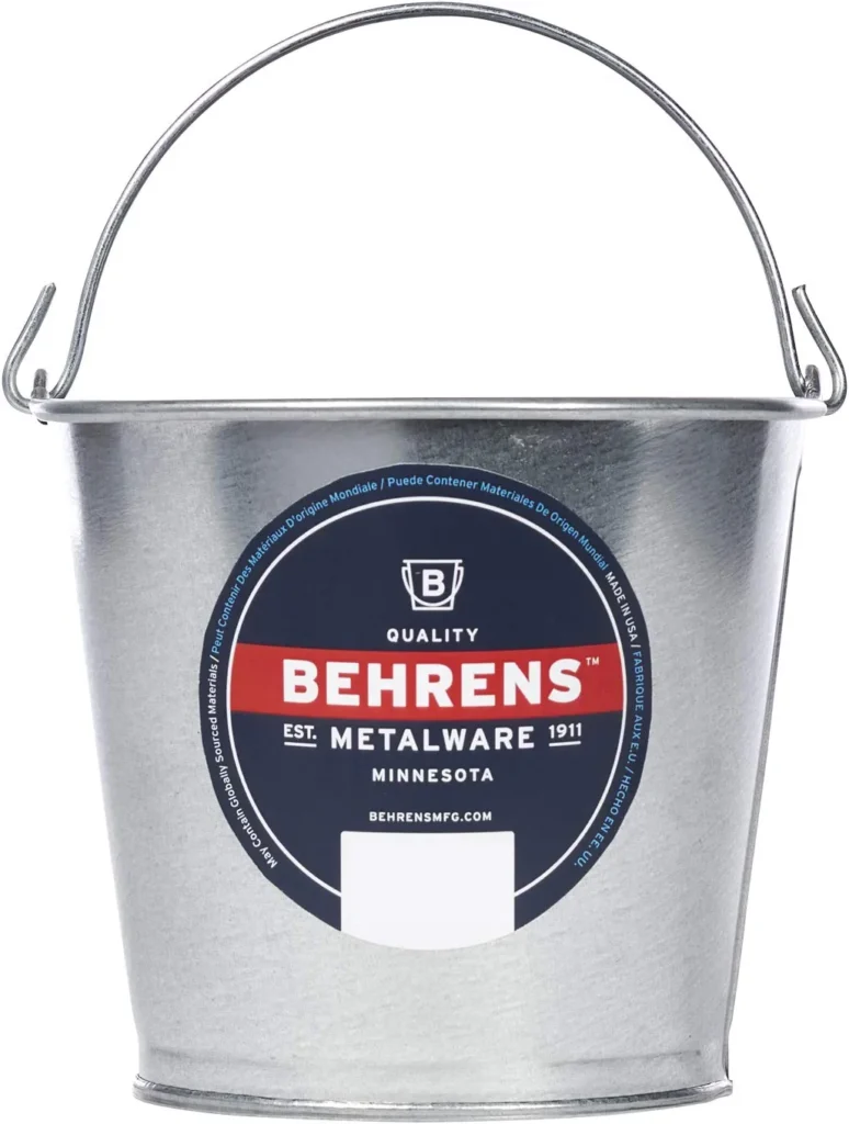 Behren's Galvanized Steel Utility Bucket