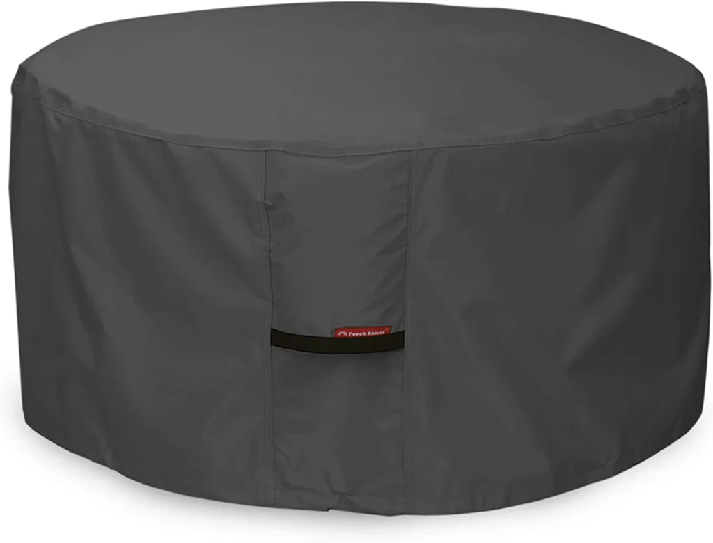 Porch Shield's 600D Waterproof Fire Pit Cover