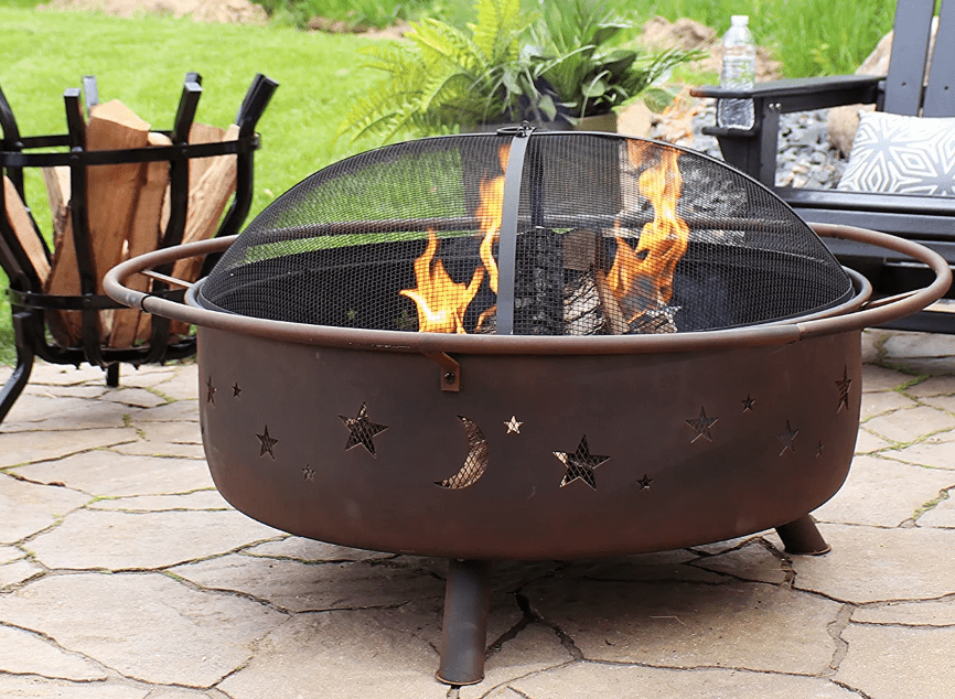 fire pit outdoors