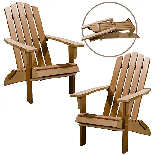 PolyTEAK Folding Adirondack Chair | Amazon