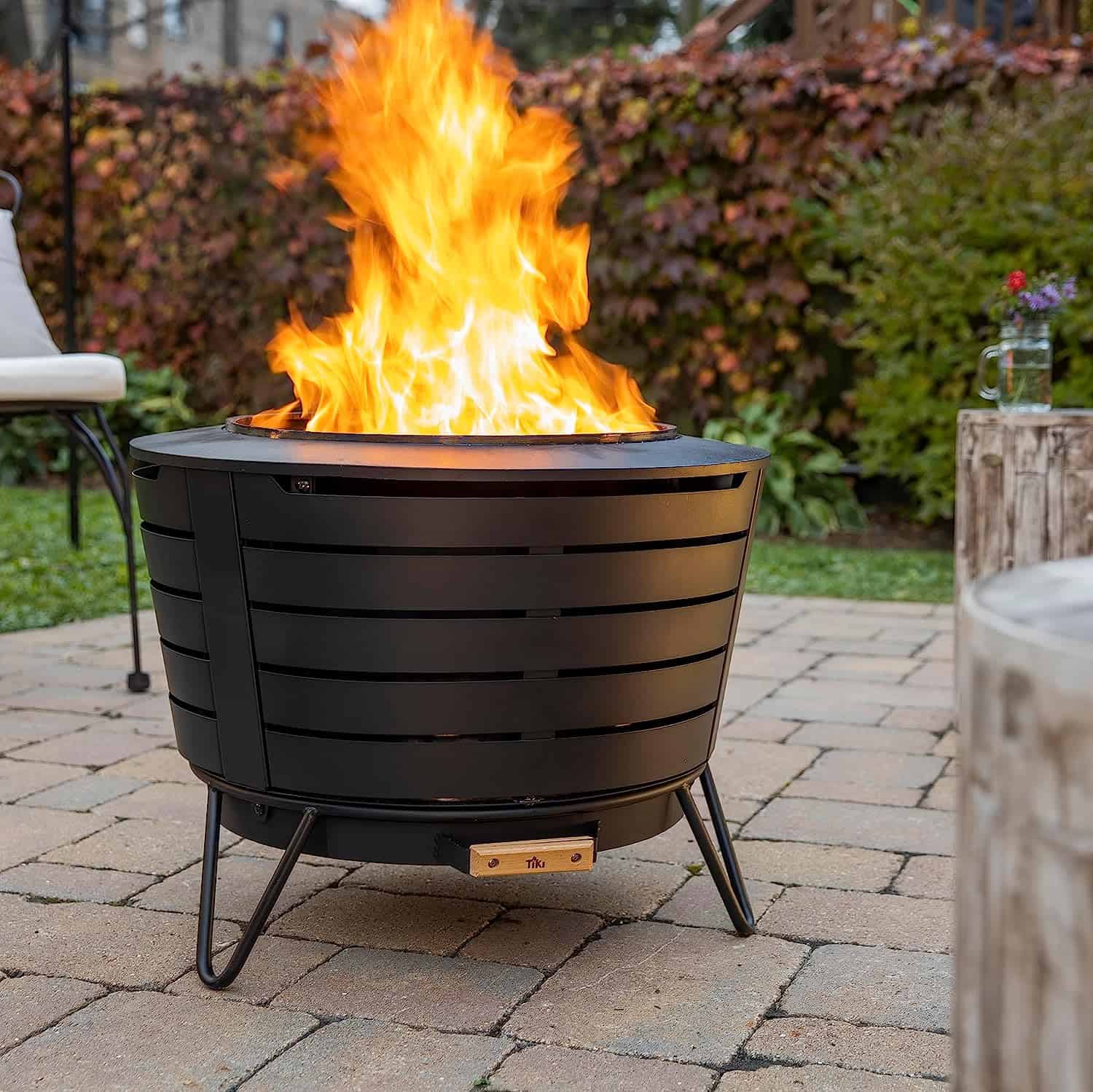 smokeless patio fire pit