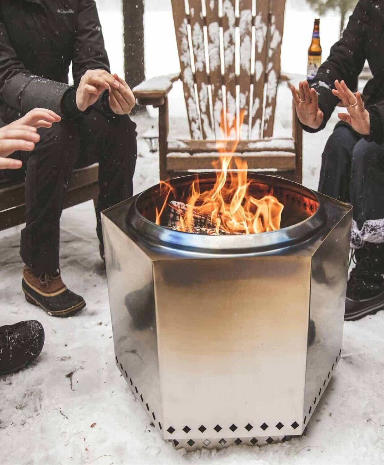 smokeless wood burning fire pit